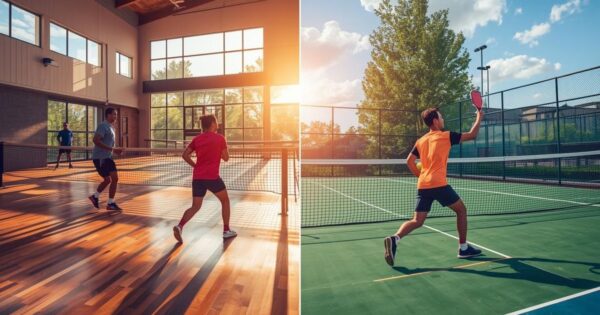indoor and Outdoor pickleball