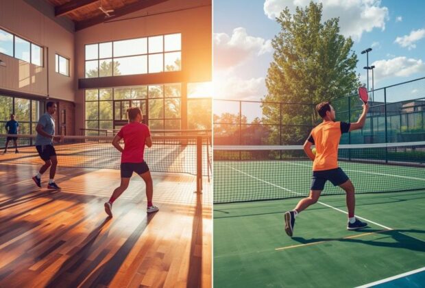 indoor and Outdoor pickleball